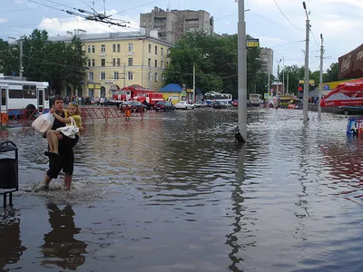 Ярославль опять пострадал от сильного ливня, последствия ликвидируются