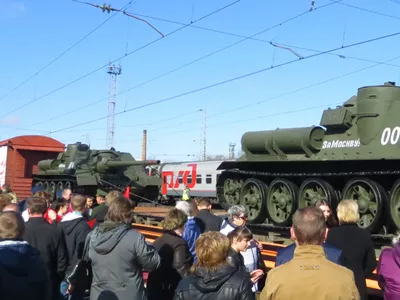 В Ярославль торжественно прибыл «Победный» поезд