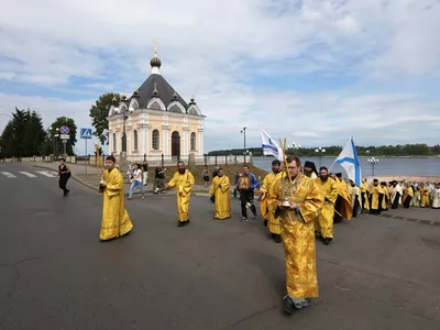 В Рыбинск прибыл водный крестный ход из Кронштадта