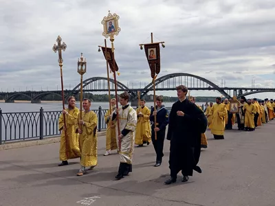 В Рыбинск прибыл водный крестный ход из Кронштадта